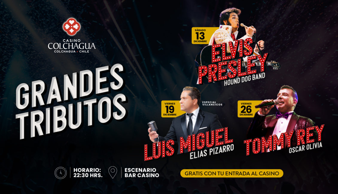 Tributos de diciembre en el Casino Colchagua