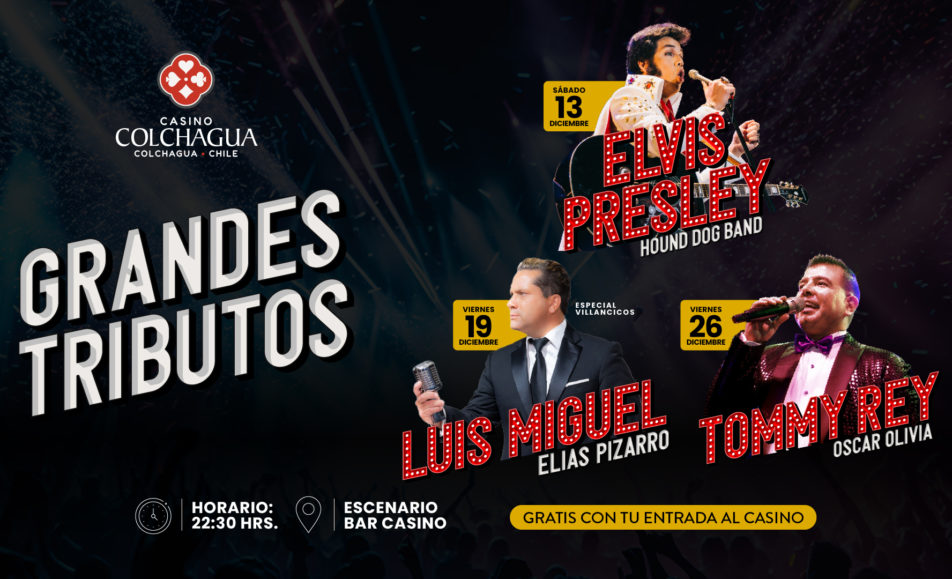Tributos de diciembre en el Casino Colchagua